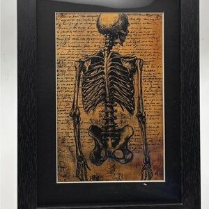 Gothic Anatomical Skeleton Art Print